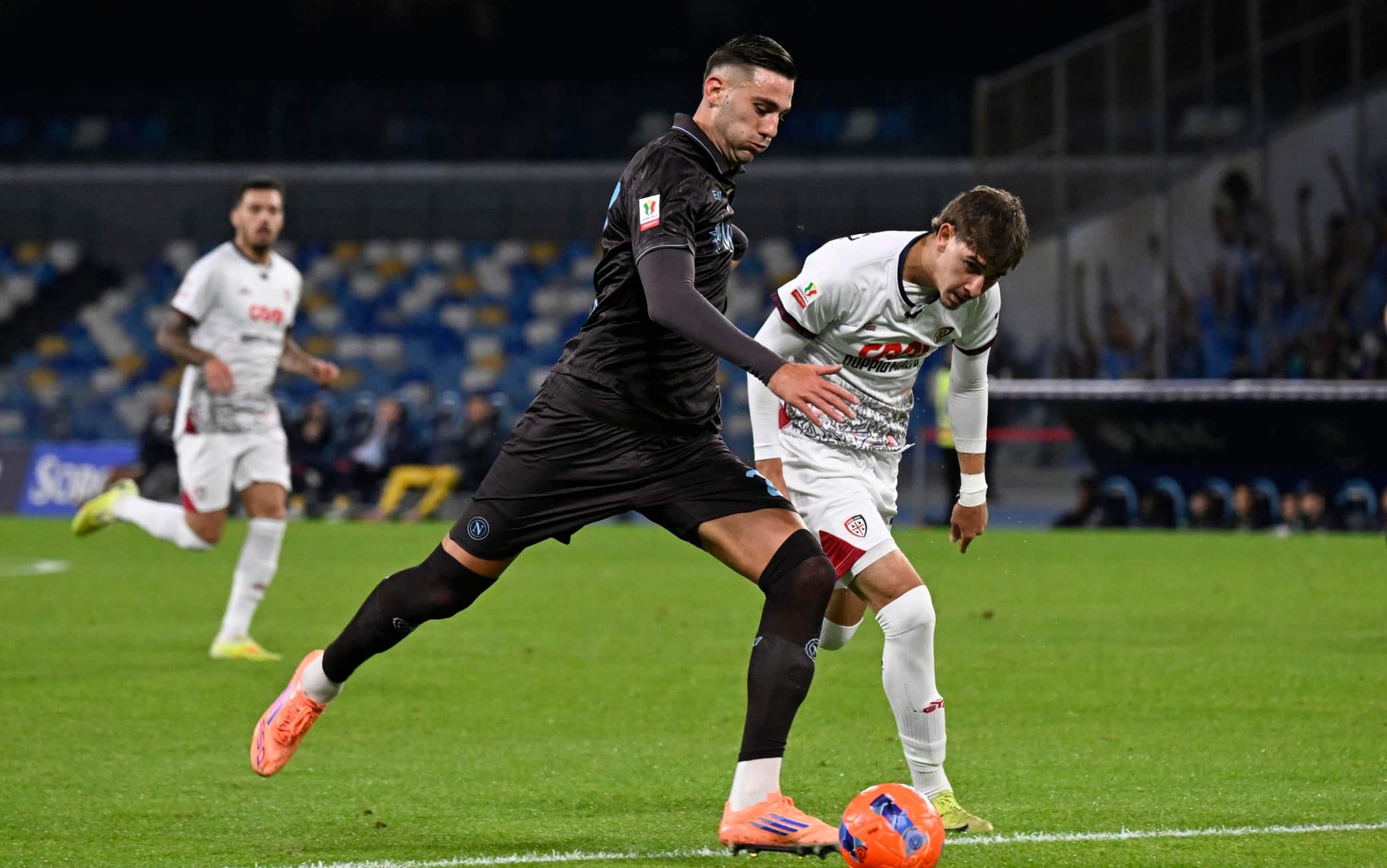 Il primo tempo di Napoli-Cagliari